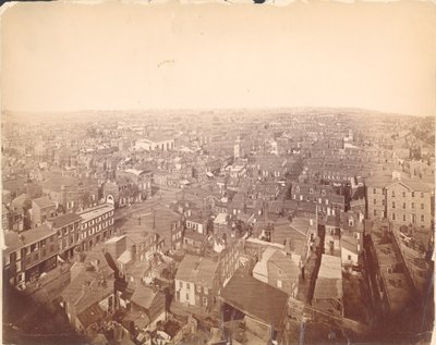 Panorama de Filadelfia desde la torre de disparos de Sparks, vista noroeste, 1870 de American Photographer